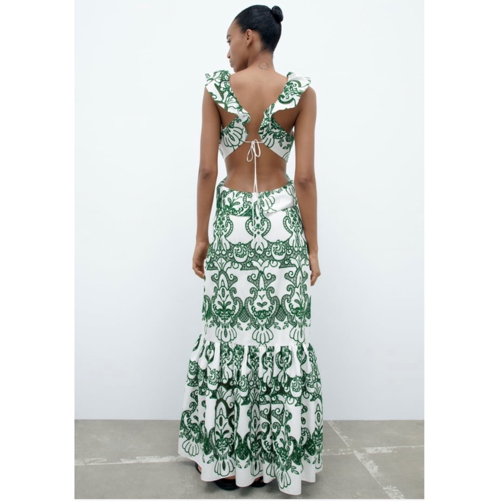 Zara RUFFLED DRESS LIMITED EDITION - Picture 4 of 9